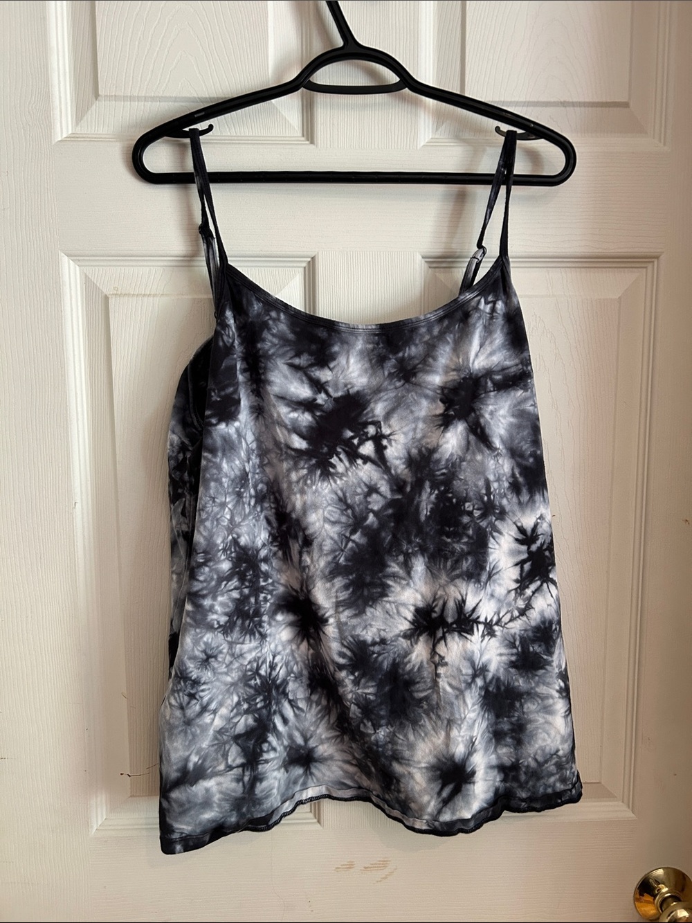 torrid Black & White Tie-Dye Spaghetti Strap Cami